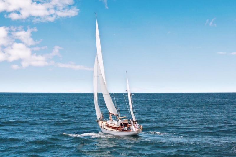 Boat in San Diego marina